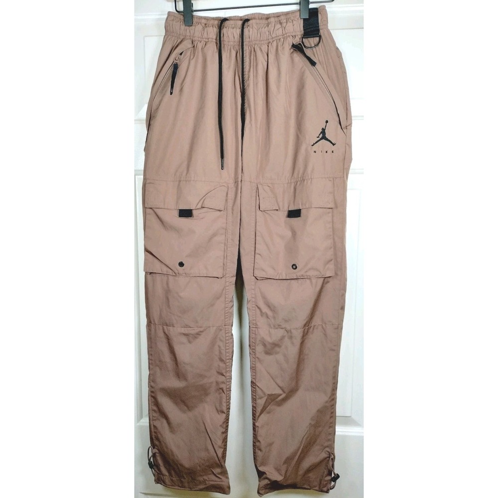 Jordan Jumpman Woven Cargo Pants Men's Size Small Brown Ripstop Utility
